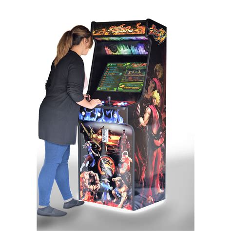 Retro Upright Street Fighter Arcade Machine 520 Games