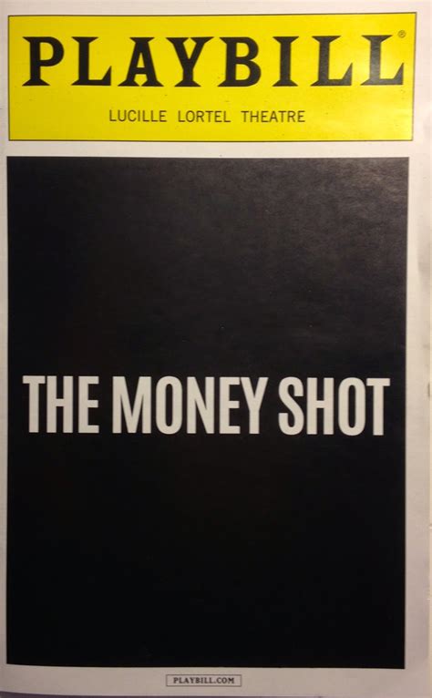 Theatre S Leiter Side Review Of The Money Shot September
