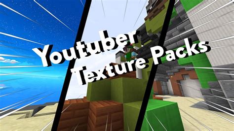 Trying Youtubers Texture Packs Gamerboy80 Wallibear Sammy Green