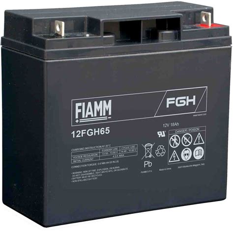 Fiamm 12v 12fgh65 Sealed Lead Acid Battery 18ah Rs