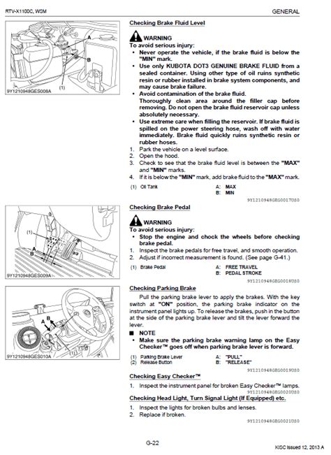 Kubota Rtv X1100c Utility Vehicle Workshop Service Manual