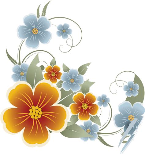 Background With Flowers Png Transparent Images Free Download Vector