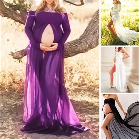 Sexy Summer Women Pregnants Maternity Clothes Maternity Dress For Photo