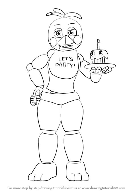Learn How To Draw Toy Chica From Five Nights At Freddys Five Nights