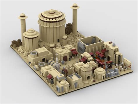 Lego Moc Modular Tatooine Build From 18 Mocs By Gabizon Rebrickable
