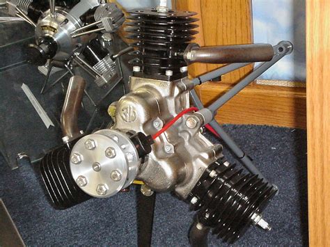 3 Cylinder Model Engines Engineering Miniatures Radial Engine