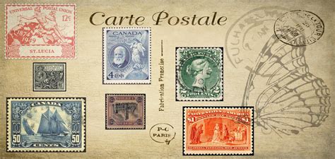Postcard And Stamps Free Stock Photo - Public Domain Pictures
