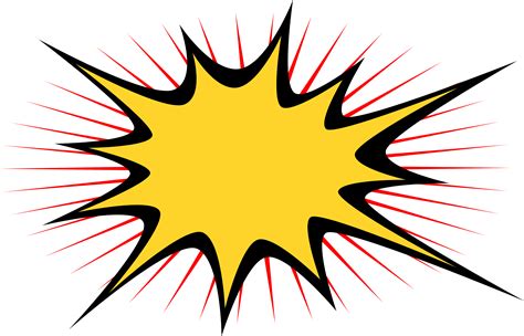 Download Free Download Comic Book Explosion Png Clipart 825774