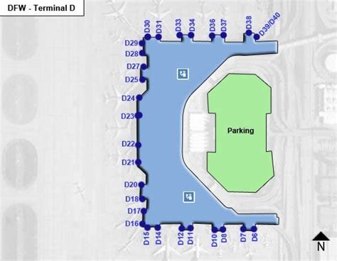 Map Of Dallas Airport Terminal C Download Them And Print