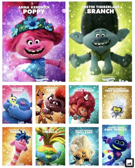 49 Best Ideas For Coloring Trolls Movie Characters Names