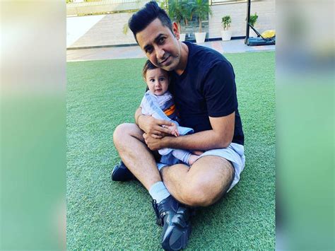 This Picture Of Gippy Grewal With His Young Son Gurbaaz Grewal Is
