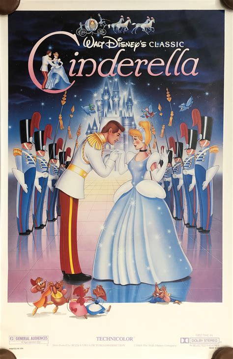 Cinderella Walt Disney Classic One Sheet Poster Id Septcinderella20057 Van Eaton Galleries