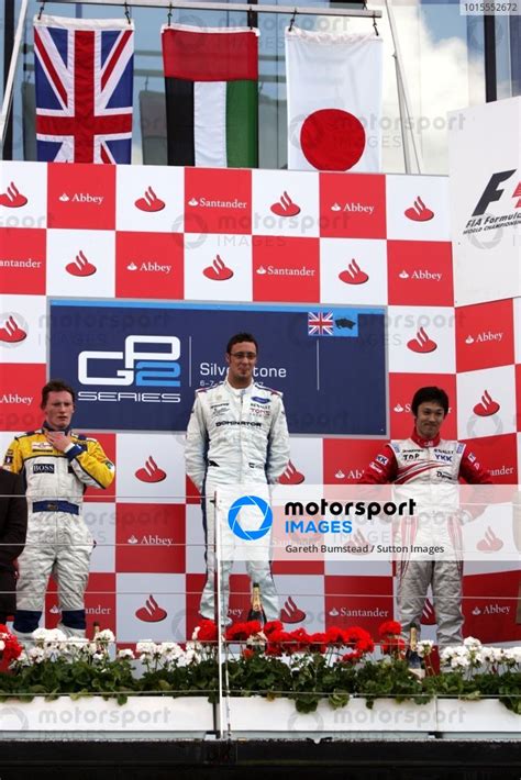 The Podium L To R Mike Conway Gbr Super Nova International Second