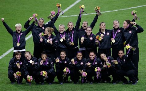 Us Takes Womens Soccer Gold Us Womens National Soccer Team Usa