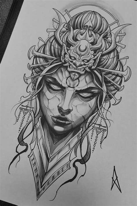 Tattoo Art Drawings Illustrations Sketch Ching Prester