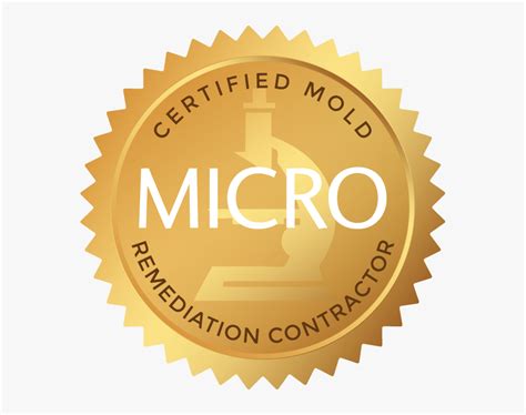 Micro Seal Cmrc Certified Mold Remediator Logo Hd Png Download Kindpng
