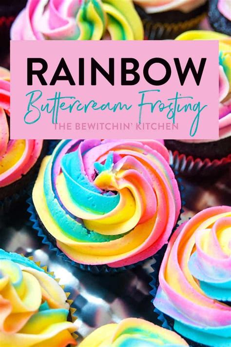 Rainbow Swirl Buttercream Frosting Artofit
