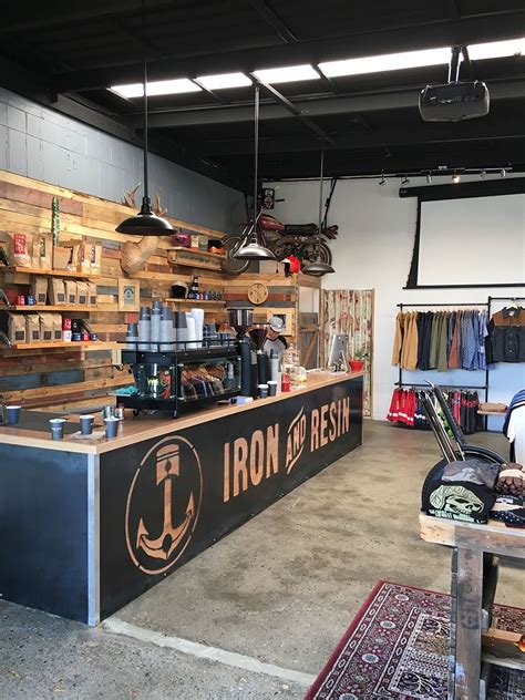 Iron And Resin Australia Garage Cafe Cafe Design Coffee Shop