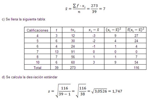La mediana corresponde al valor de la variable de la frecuencia acumulada que es. Desviacion Estandar Para Datos Agrupados Ejemplos ...