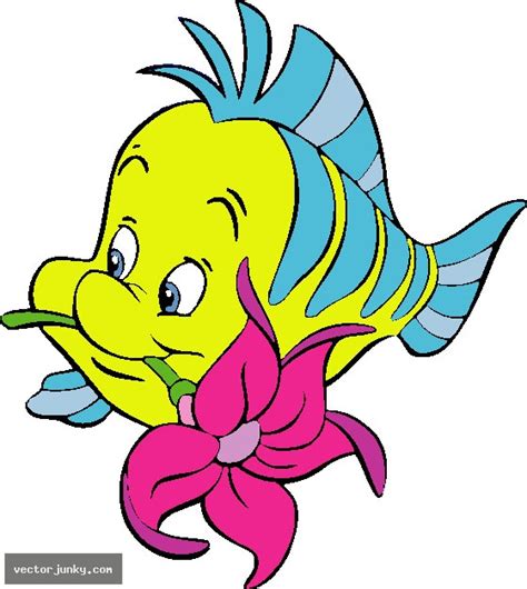 Free Flounder Little Mermaid Png Download Free Flounder Little Mermaid