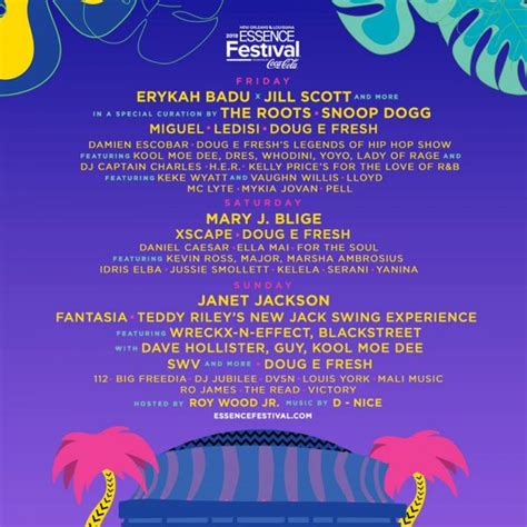 Essence Festival Announces 2018 Lineup Featuring Erykah Badu The Roots