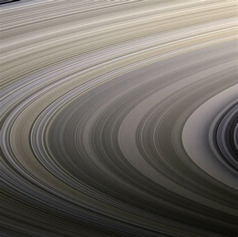 Saturns Multicolored Rings Dazzle In Photo By Cassini Spacecraft Space