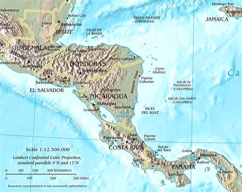 Tema 8 El Relieve Y Clima De Centroamérica