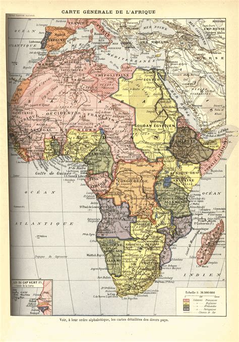French Map Of Colonial Africa 1911 Vivid Maps