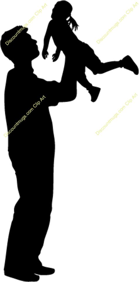 Download Silueta Padre E Hija Clipart Silhouette Father Silueta Padre