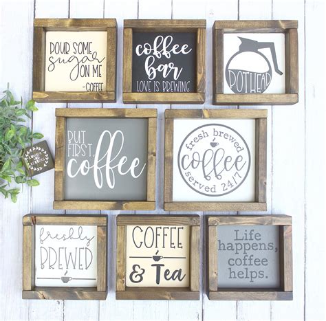Coffee Sign By Lumberandletters On Etsy Farmhouse Coffee Bar Coffee