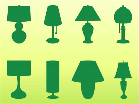 Lamp Silhouettes Vector Art And Graphics