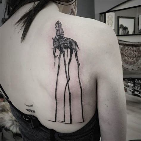Tatuaje Elefante Salvador Dali Tatuajes Inspirados En El Arte Arte