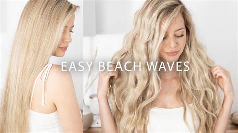 EASY BEACH WAVES WITH A FLAT IRON TUTORIAL UPDATED 2020 YouTube