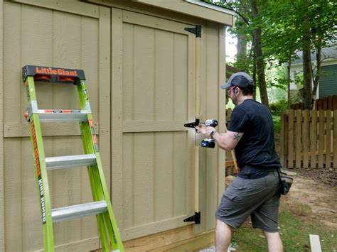 How To Build A Storage Shed Part 2 Shed Roof Shed Doors And Shed