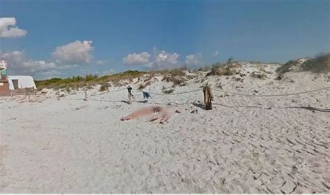 Google Maps Captures Nude Couple In Risqu Position On Beach In Holiday