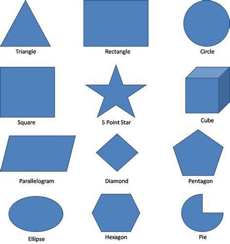 Shapes Up To 20 Sides
