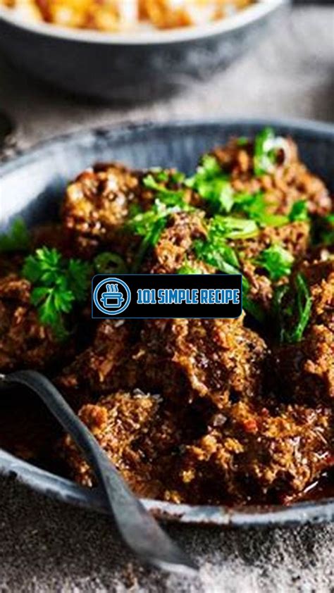 Mastering The Easy Beef Rendang Recipe With A Slow Cooker 101 Simple