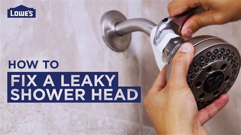 How To Fix A Leaky Shower Head Diy Basics Youtube