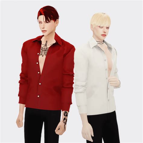 Sudalandsims — Sudal Open Shirt M All Lod 20 Swatch ♥ Thanks Sims