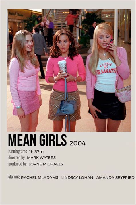 mean girls movie poster mean girls movie mean girls movie posters minimalist