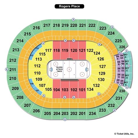Rogers Place Edmonton Ab Seating Chart View