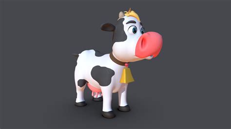 Cow Animation 3d
