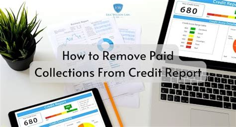 How To Remove Paid Collections From Credit Report Eric Wilson