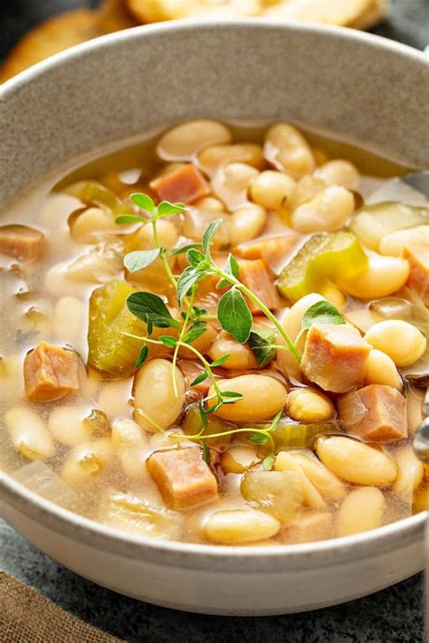 Slow Cooker Ham And Bean Soup Easy Slow Cooker Soup Recipe Localizador