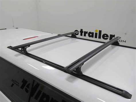 Rhino Rack Aero Bar Roof Rack For Camper Shells Track Mount Black