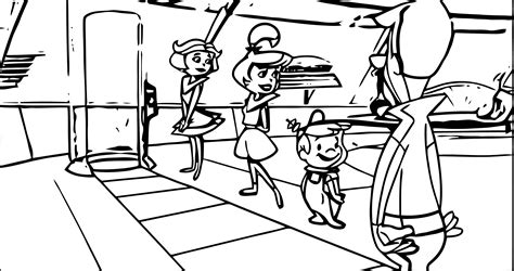 Jetsons Coloring Page 063 Wecoloringpage Com