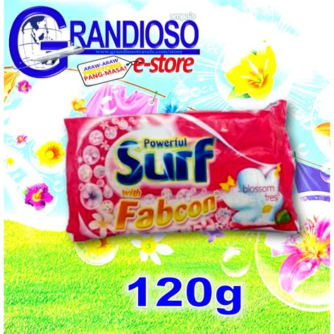 Surf Detergent Bar Blossom Fresh With Fabcon 120g Shopee Philippines