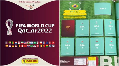 Álbum da copa confira os 18 jogadores da seleção brasileira