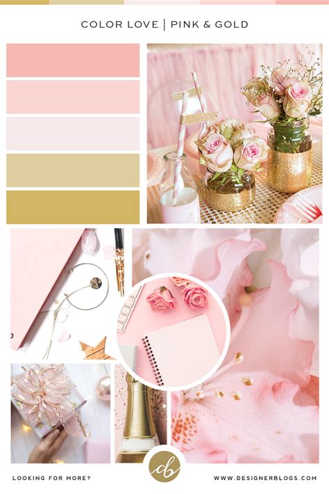 Pink Gold Color Palette And Inspirations