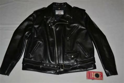 Schott Nyc 618hh Horsehide Perfecto Leather Motorcycle Jacket Black All
